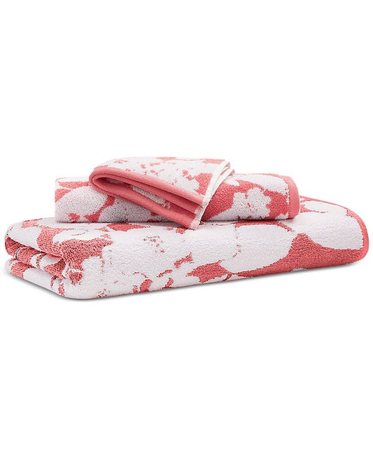 Sanders Floral Antimicrobial Cotton Bath Towel, 30" x 56"