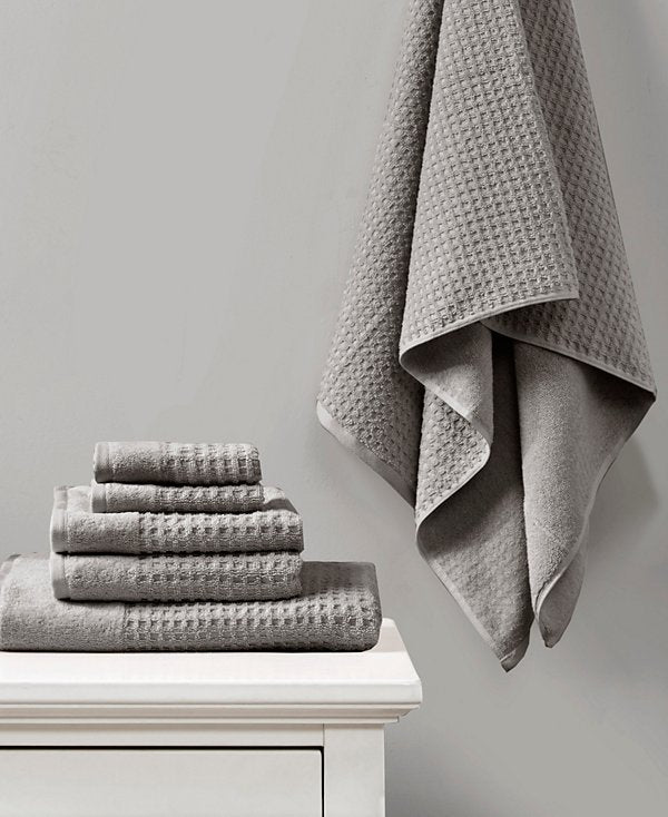 Spa Waffle Jacquard Luxury Combed Cotton 6-Pc