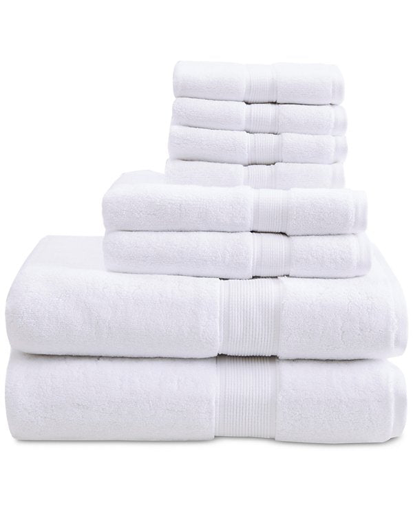 Solid Cotton 8-Pc. Bath Towel Set